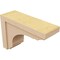 Ekena Millwork 7"W x 21"D x 14"H Classic Warren Rough Cedar Woodgrain TimberThane Corbel, Primed Tan CORUR07X21X14WARRCPR - alternate 2